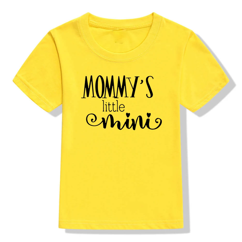 Mommy's Little Mini Print Kids Girls Funny T Shirt Fashion Children Unisex Short Sleeve Tees Toddler Booys T-shirts Outfits
Mommy's Little Mini Print Kids Girls Funny T Shirt Fashion Children Unisex Short Sleeve Tees Toddler Booys T-shirts Outfits