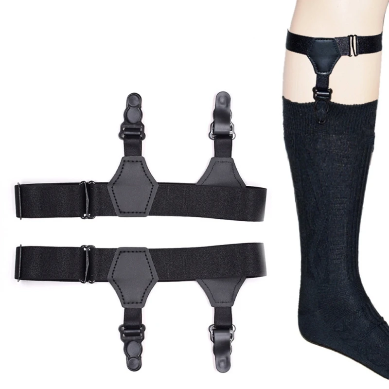 Black Women Men 2Pcs/Set Unisex Socks Garters Belt Suspenders Adjustable Non-slip Double Clips New Fashion Sexy
Black Women Men 2Pcs/Set Unisex Socks Garters Belt Suspenders Adjustable Non-slip Double Clips New Fashion Sexy