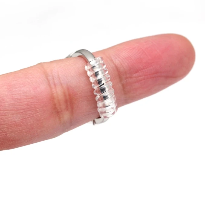 ring Tightener Reducer Jewelry Parts Protection Transparent Spring Rope Rings Size Adjuster Resizing Tools Vintage Spiral Based 
ring Tightener Reducer Jewelry Parts Protection Transparent Spring Rope Rings Size Adjuster Resizing Tools Vintage Spiral Based