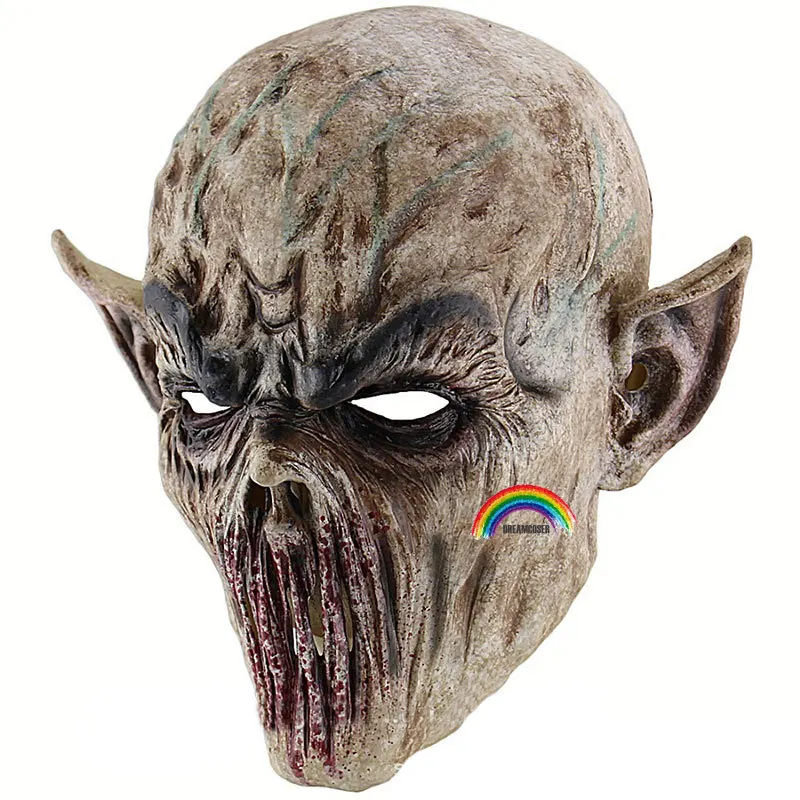 

2020 Halloween Horrible Ghastful Creepy Scary Realistic Monster Mask Masquerade Supplies Party Props Cosplay Costumes Dropship