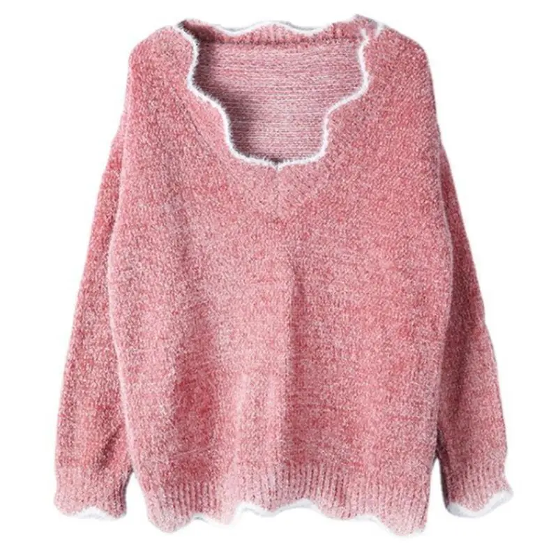 Women Winter Autumn Warm Sexy V-neck Knitted Sweater Casual Long Sleeve Pullover Tunic Tops Jumper Streetwear MXMA
Women Winter Autumn Warm Sexy V-neck Knitted Sweater Casual Long Sleeve Pullover Tunic Tops Jumper Streetwear MXMA