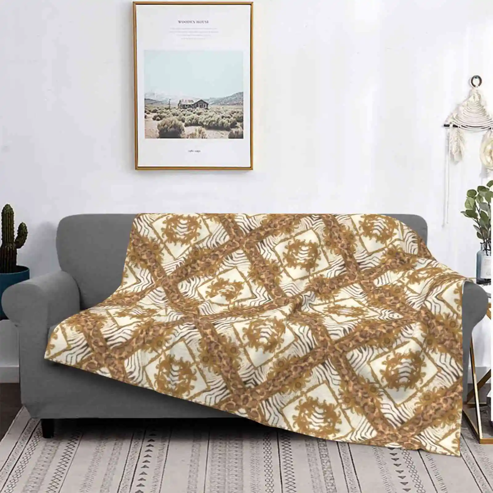 Vasmara Gold Creative Design Light Thin Soft Flannel Blanket Gold Black Designer Vintage Home Luxury Germany Usa United States
Vasmara Gold Creative Design Light Thin Soft Flannel Blanket Gold Black Designer Vintage Home Luxury Germany Usa United States