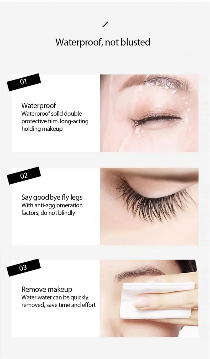 Fit Colors Cross-border Hot Style 4D Mascara Eyelash Quick Dry Long Non-smudged Waterproof Curling Eye Lashes Eye Makeup TSLM2
Fit Colors Cross-border Hot Style 4D Mascara Eyelash Quick Dry Long Non-smudged Waterproof Curling Eye Lashes Eye Makeup TSLM2