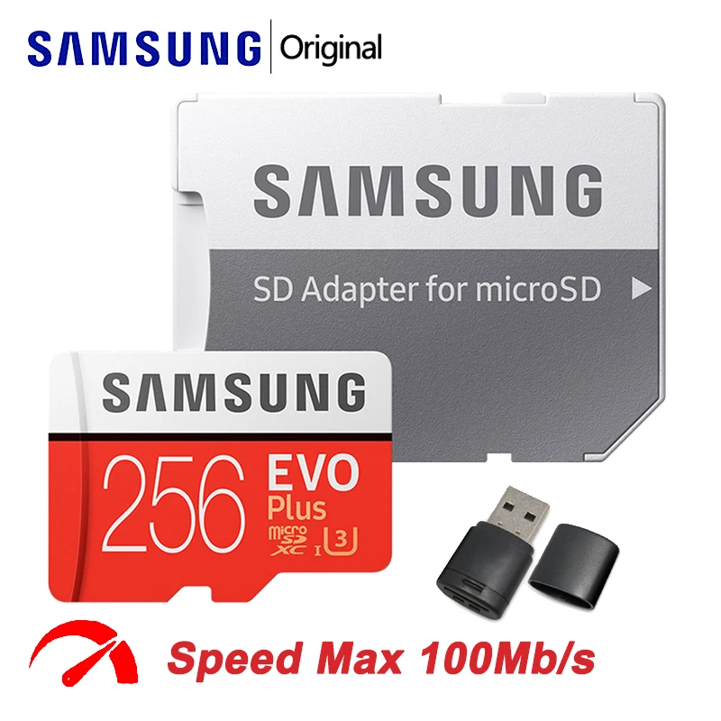 

SAMSUNG EVO Plus/EVO Micro SD Card 128GB 64GB 32GB 512GB 256GB Micro SD 128gb Flash Memory Card SD Memory U1 U3 Microsd TF Cards