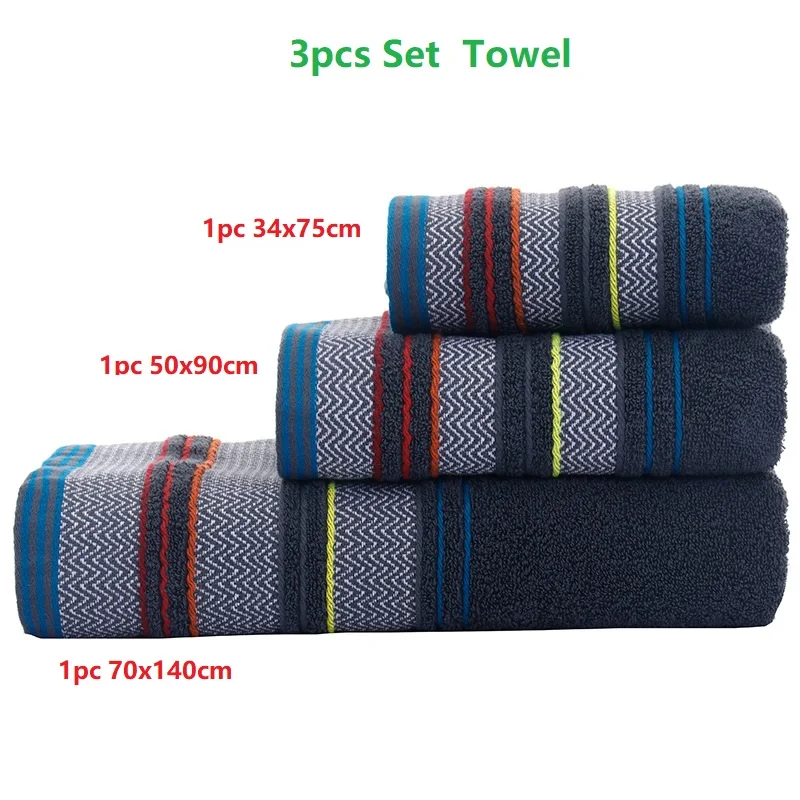 3pcs Set Towels 100% Cotton Jacquard Bath Towel Face Towel Soft Hand Feeling Towels Bathroom Hand Towel 50x90cm 70x140cm
3pcs Set Towels 100% Cotton Jacquard Bath Towel Face Towel Soft Hand Feeling Towels Bathroom Hand Towel 50x90cm 70x140cm