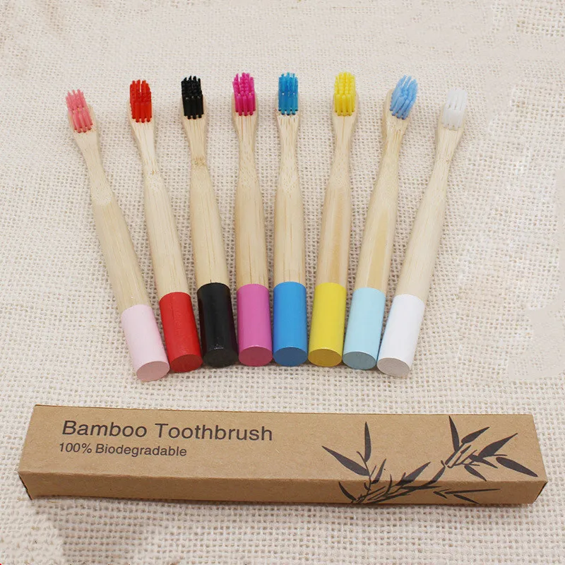 10 Pack Colorful Round Handle Children Toothbrush 100% Biodegradable Vegan Product Oral Care Charcoal Tooth Brush Hotel Supplies
10 Pack Colorful Round Handle Children Toothbrush 100% Biodegradable Vegan Product Oral Care Charcoal Tooth Brush Hotel Supplies