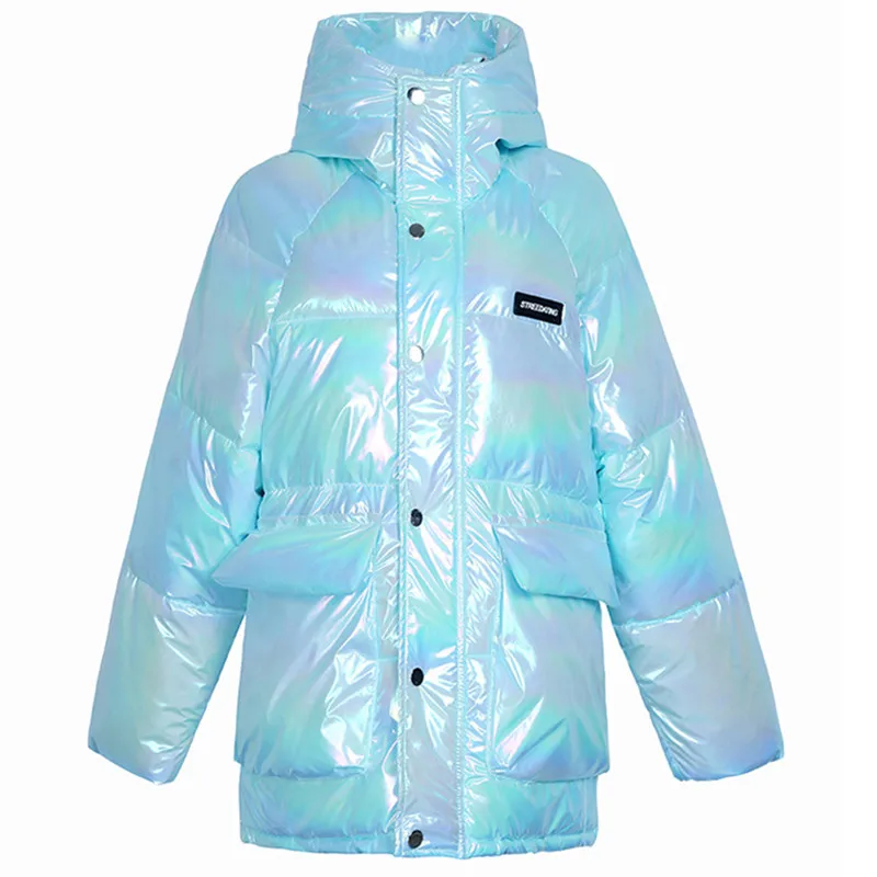 Fashion Shiny Bright Glossy Cute Women Winter Down Jacket Waterproof Warm Hooded Zipper Bread Coats Parkas Female Clothing T189
Fashion Shiny Bright Glossy Cute Women Winter Down Jacket Waterproof Warm Hooded Zipper Bread Coats Parkas Female Clothing T189