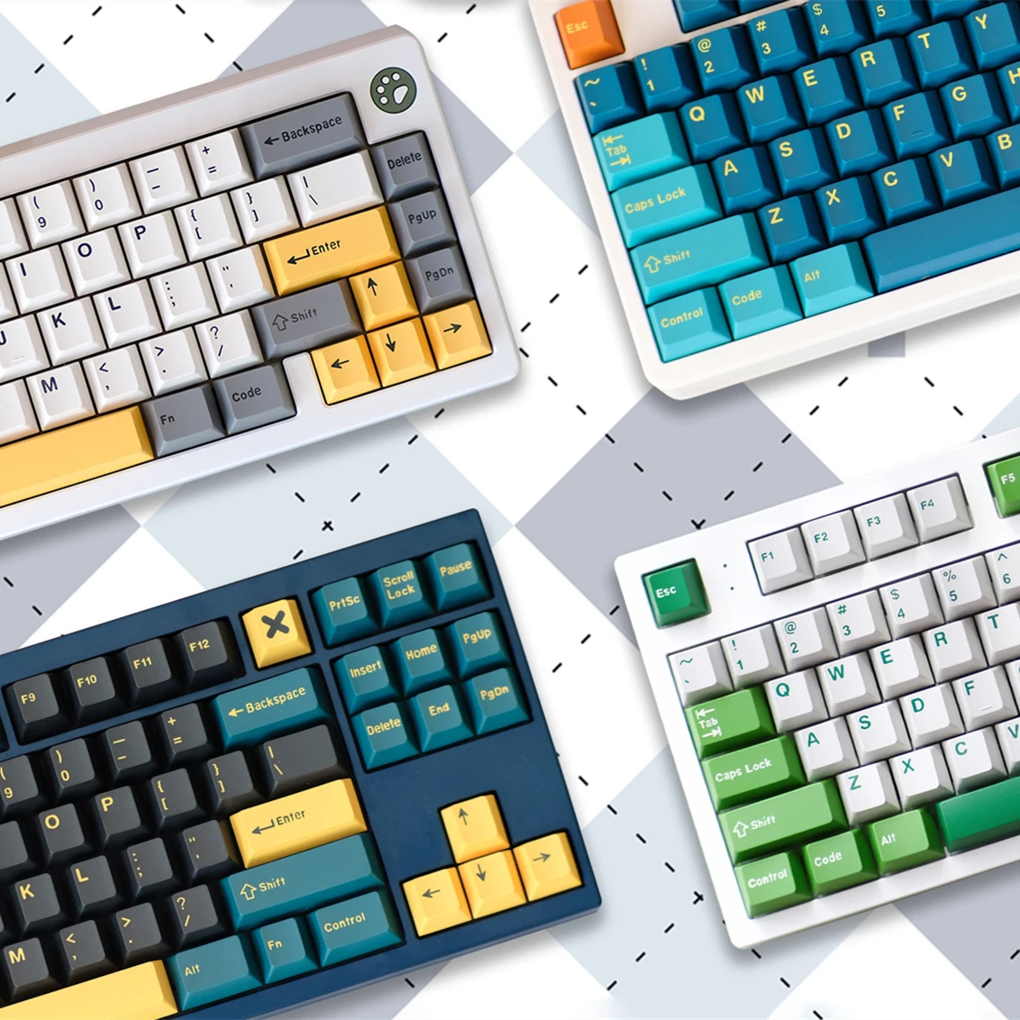 167-Key Large Full Set of GMK ABS Two-Color Mechanical Keyboard Keycap Oliva Botanical Garden Aero Blue Warrior Merlin67.87.104
167-Key Large Full Set of GMK ABS Two-Color Mechanical Keyboard Keycap Oliva Botanical Garden Aero Blue Warrior Merlin67.87.104