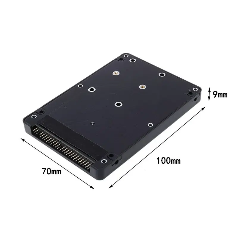

Replacement Mini SATA mSATA SSD Hard Disk to 44Pin IDE Adapter with Enclosure Case 2.5" HDD for PC Computer Accessories Kit