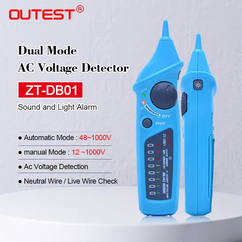 Non-Contact Voltage Detector AC Voltage Test Pen Tester LED Light 12-1000V Adjustable sensitivity Sensor Tester
Non-Contact Voltage Detector AC Voltage Test Pen Tester LED Light 12-1000V Adjustable sensitivity Sensor Tester