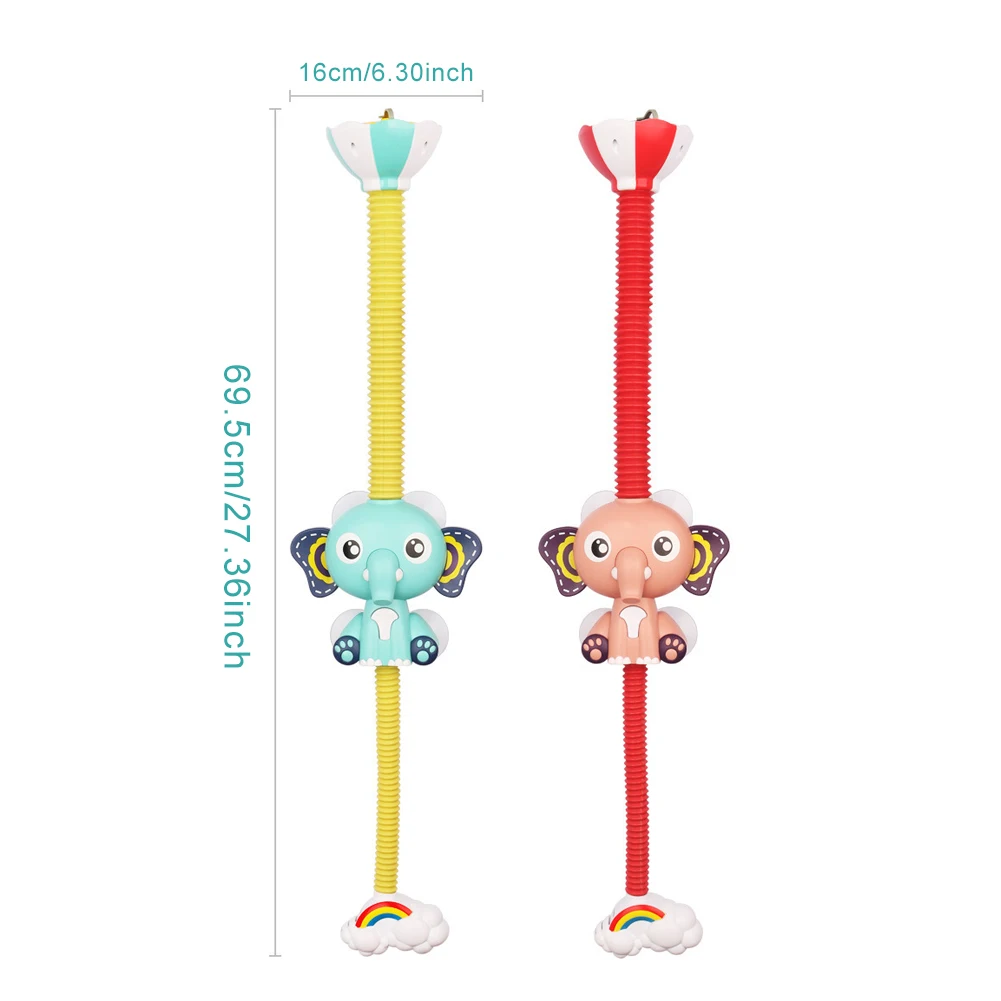Cute Electric Elephant Water Pump with 360 Degrees Adjusted Hose Baby Bath Shower Head Spout Rinser Kids Shower Toys
Cute Electric Elephant Water Pump with 360 Degrees Adjusted Hose Baby Bath Shower Head Spout Rinser Kids Shower Toys