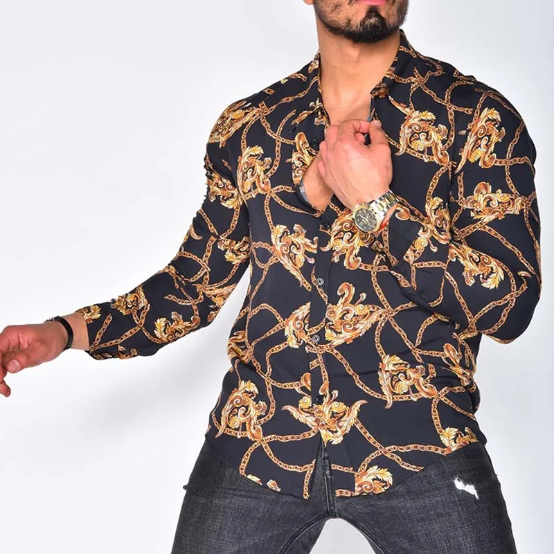 Fashion Men's Hawaiian Beach Long Sleeve Shirts Summer Holiday Vacation Print Casual Slim Fit Shirt Male Harajuku Cardigan Tops
Fashion Men's Hawaiian Beach Long Sleeve Shirts Summer Holiday Vacation Print Casual Slim Fit Shirt Male Harajuku Cardigan Tops
