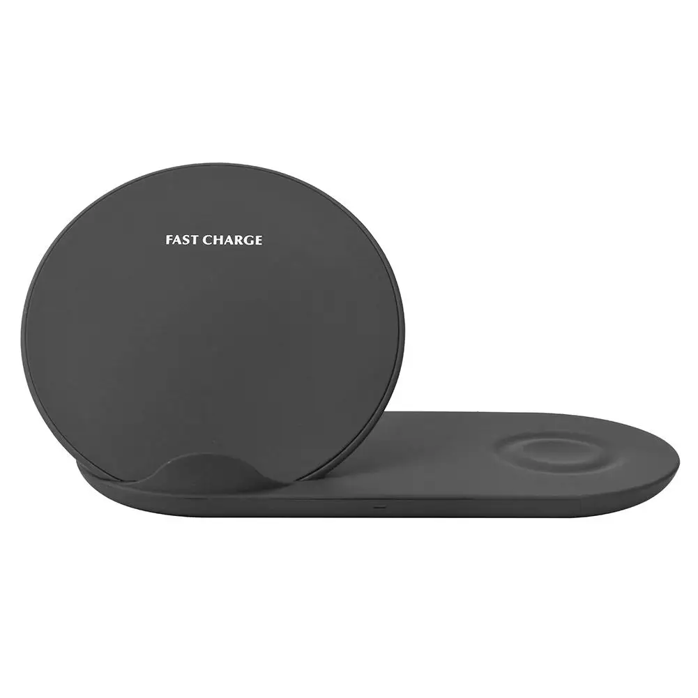 Black Plastic Material Wireless Charger Fast Charging Stand Dock For Samsung Galaxy Note 9 Mobile Phone +Sasmung Galaxy Watch 
Black Plastic Material Wireless Charger Fast Charging Stand Dock For Samsung Galaxy Note 9 Mobile Phone +Sasmung Galaxy Watch