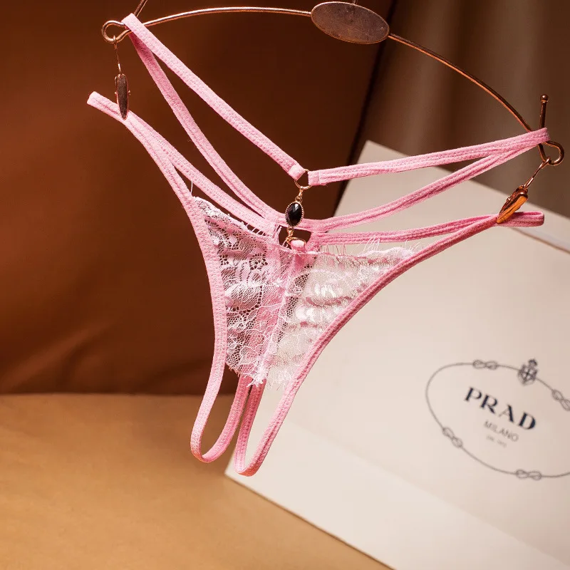 Gobetter Sexy Female Underwear G-string Lingerie Thongs Women Panties Solid Breathable Open Crotch Female Panties Briefs 
Gobetter Sexy Female Underwear G-string Lingerie Thongs Women Panties Solid Breathable Open Crotch Female Panties Briefs