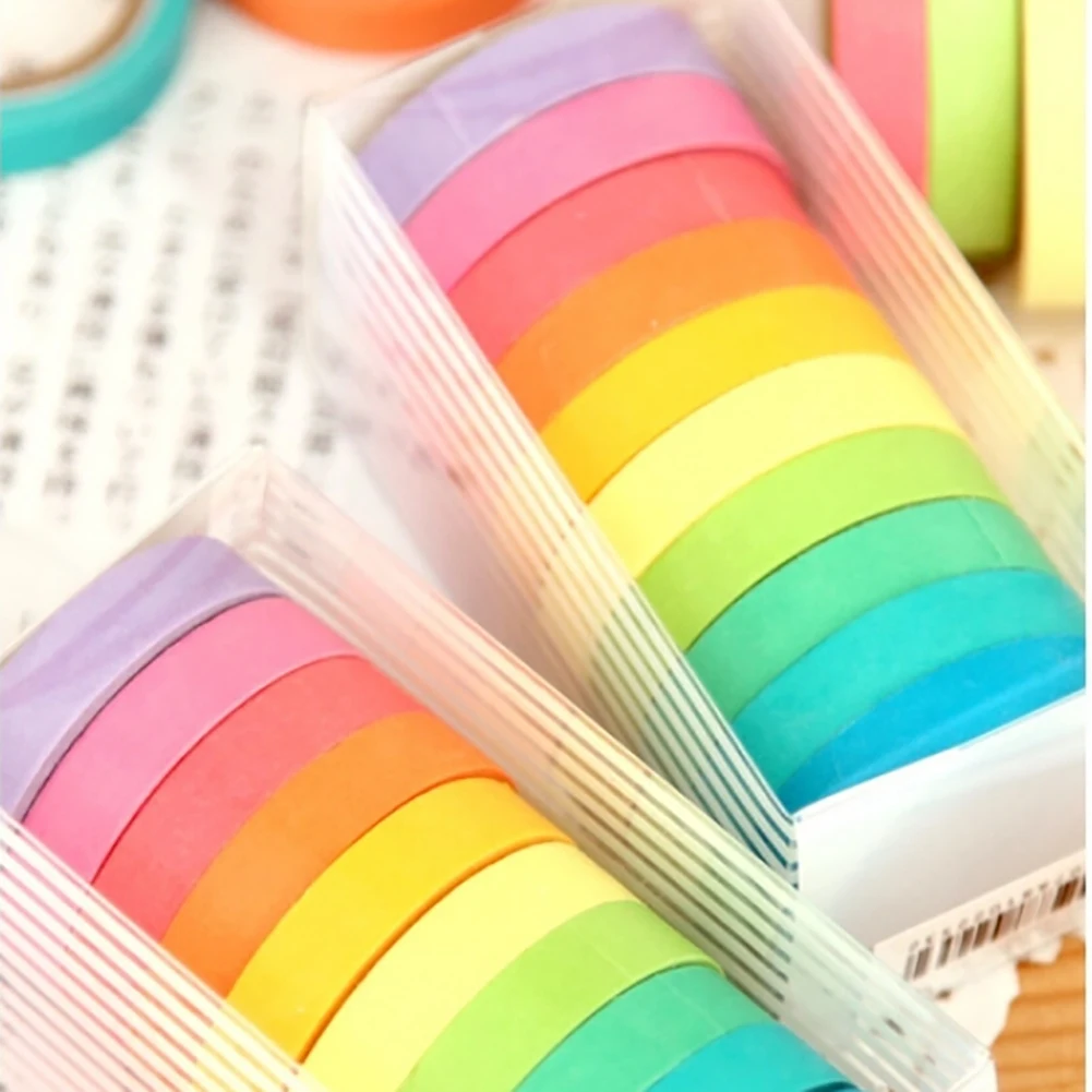 60 Pcs/Set Color Cute Sticker Multi-color Washi Tape Scrapbooking Decorative Adhesive Tapes Sticker Scrapbook Diary Stationery
60 Pcs/Set Color Cute Sticker Multi-color Washi Tape Scrapbooking Decorative Adhesive Tapes Sticker Scrapbook Diary Stationery