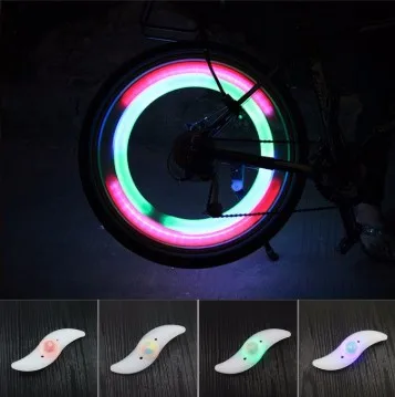 

Светодиодный подсветка для колес велосипеда огни горный велосипед колеса мотоцикла шины луч света красочные ночные огни вентиля покрышек ...