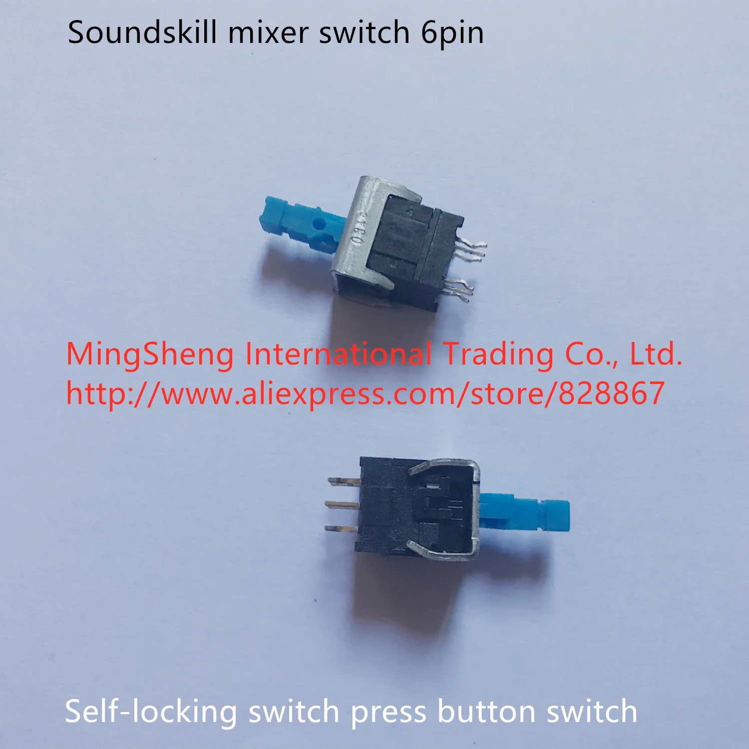 Original new 100% soundskill mixer switch 6pin self-locking switch press button switch
Original new 100% soundskill mixer switch 6pin self-locking switch press button switch