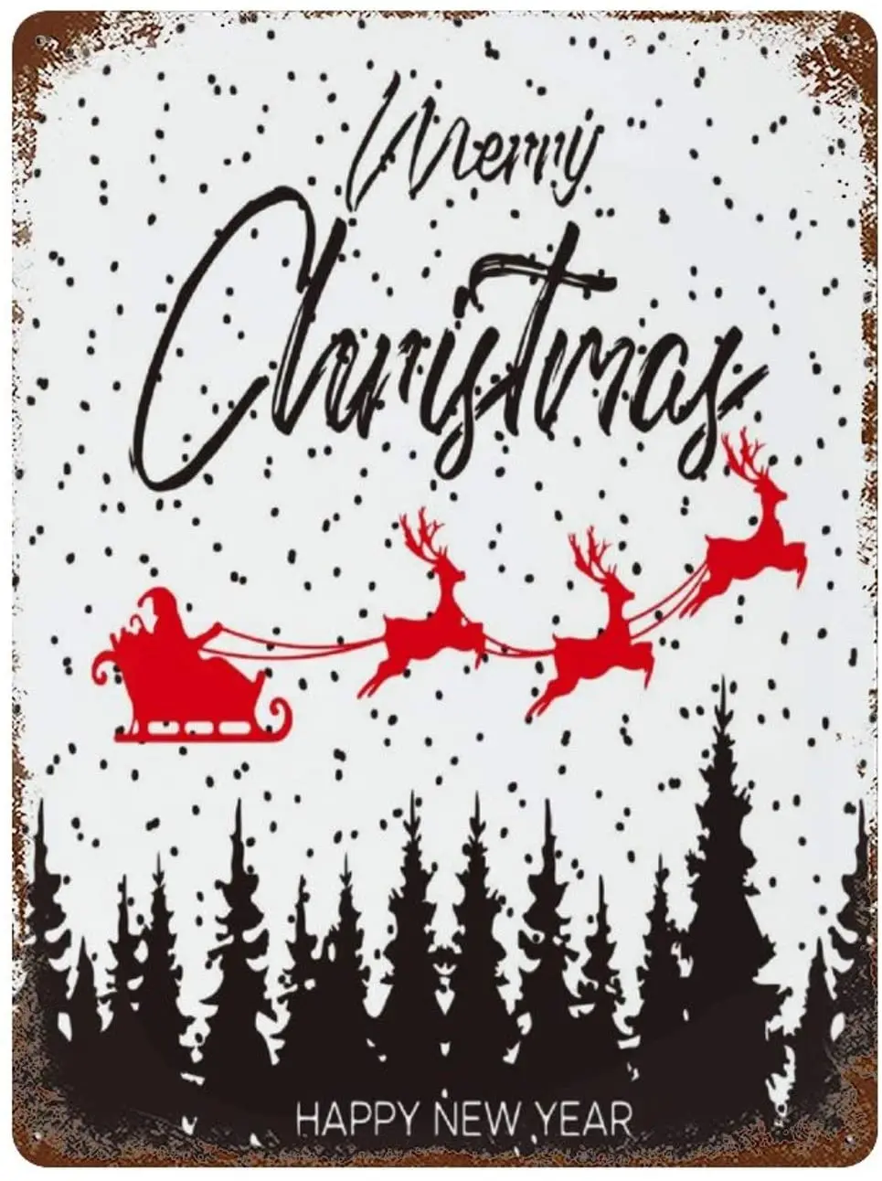 Винтажная металлическая жестяная вывеска в стиле ретро от бренда, декор для стен, Рождество, зима, снег, Санта-Клаус с оленем, дом (20x30 см) 
Винтажная металлическая жестяная вывеска в стиле ретро от бренда, декор для стен, Рождество, зима, снег, Санта-Клаус с оленем, дом (20x30 см)