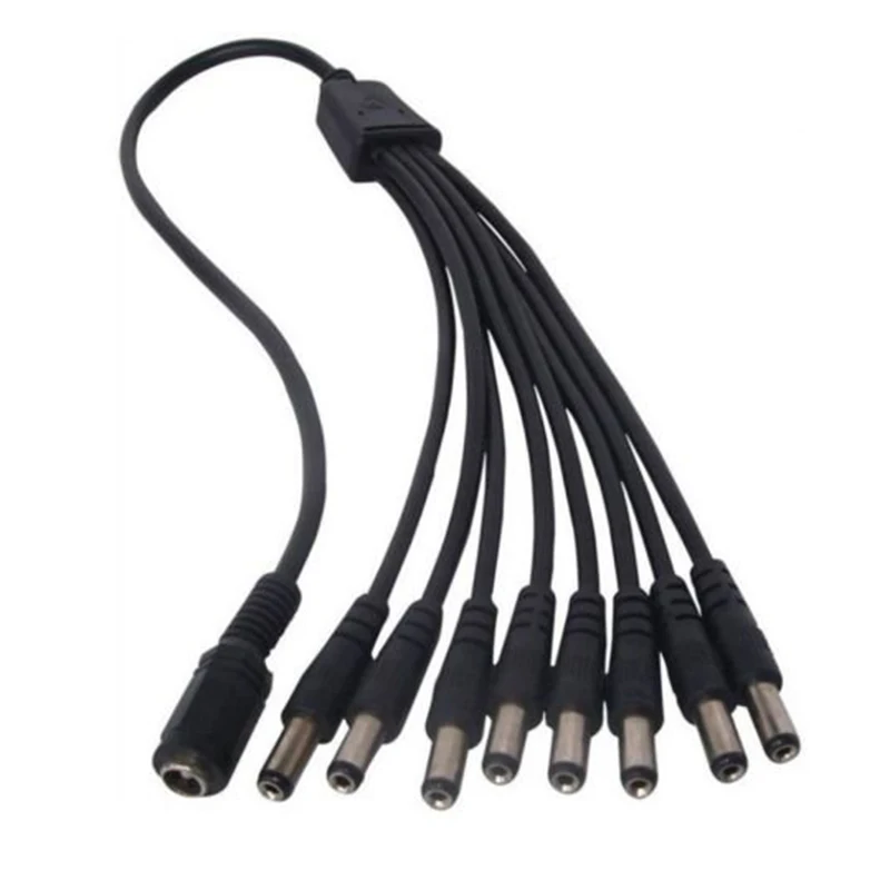 DC 12V 1 Female 8 Male Way Y Splitter Cable 5.5*2.1mm Female Male Extend Power Cord For CCTV Camera Home Appliance LED
DC 12V 1 Female 8 Male Way Y Splitter Cable 5.5*2.1mm Female Male Extend Power Cord For CCTV Camera Home Appliance LED