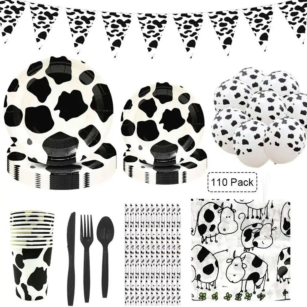 Cow Print Birthday Party Disposable Tableware Animals Theme Baby Shower Disposable Tablecloths Cups Plates Popcorn Boxes
Cow Print Birthday Party Disposable Tableware Animals Theme Baby Shower Disposable Tablecloths Cups Plates Popcorn Boxes