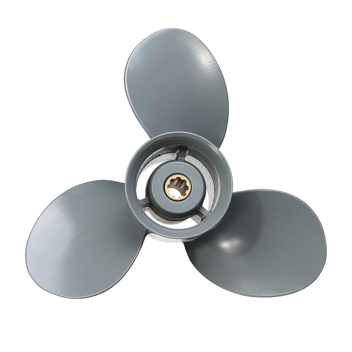 Aluminum Alloy Propeller R Rotation 3 Blades 8 Spline Tooths Gray For Honda Outboard Engine 8-20HP 9 1/4 x 9 58130-ZV4-009AH
Aluminum Alloy Propeller R Rotation 3 Blades 8 Spline Tooths Gray For Honda Outboard Engine 8-20HP 9 1/4 x 9 58130-ZV4-009AH