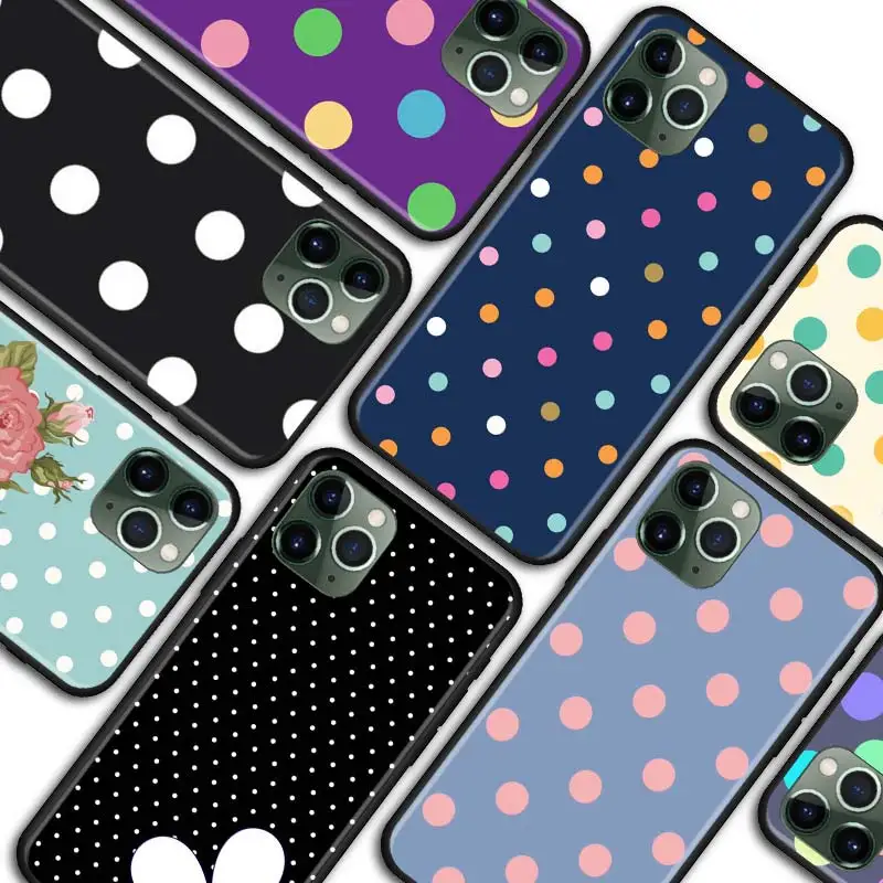 Phone Case for iPhone 11 Pro 7 8 SE 2020 X XR XS MAX 11 Pro Max 12 Pro 6 6s 7 8 Plus Cover Polka Dot Black Soft Cases
Phone Case for iPhone 11 Pro 7 8 SE 2020 X XR XS MAX 11 Pro Max 12 Pro 6 6s 7 8 Plus Cover Polka Dot Black Soft Cases