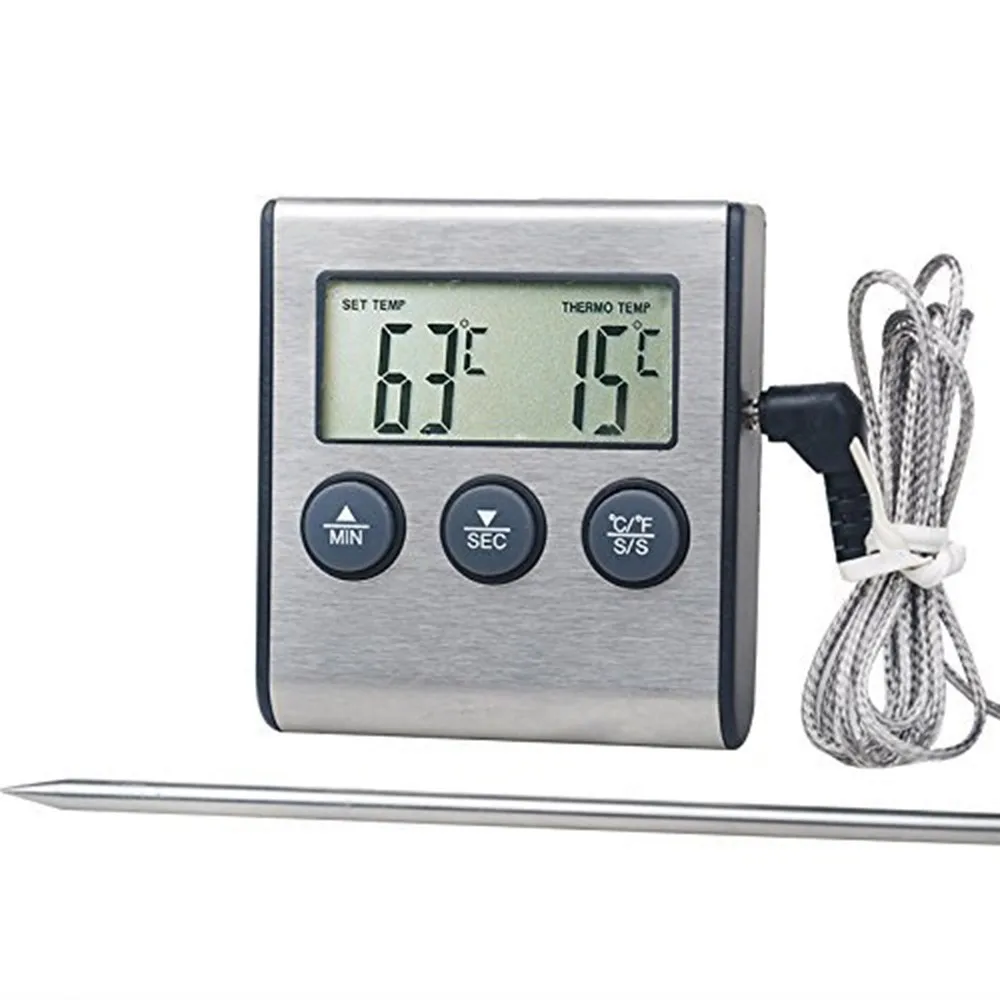 1x 7.0 X 6.5 X 1.7 Cm Digital Grill Thermometer Home Garden Cooking Grill Smoker BBQ Digital LCD Meat Thermometer With Probe NEW
1x 7.0 X 6.5 X 1.7 Cm Digital Grill Thermometer Home Garden Cooking Grill Smoker BBQ Digital LCD Meat Thermometer With Probe NEW