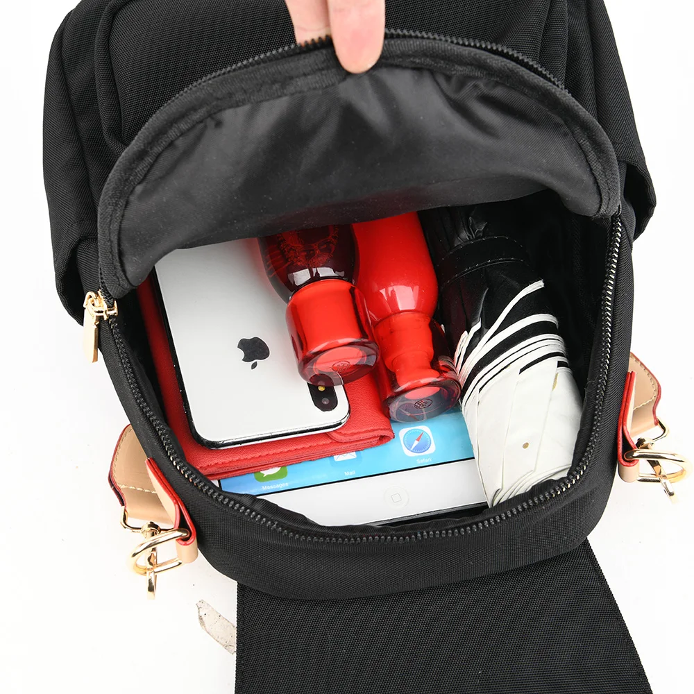 Black Trend College Style Ladies Bookbags Solid Color Oxford Women Portable Backpack Leisure Female High-quality Travel Rucksack
Black Trend College Style Ladies Bookbags Solid Color Oxford Women Portable Backpack Leisure Female High-quality Travel Rucksack