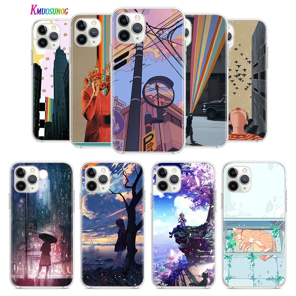 Aesthetic Style Painting Art For Apple iPhone 12 Mini 11 XS Pro Max XR X 8 7 6S 6 Plus 5 5S SE 2020 TPU Silicone Phone Case
Aesthetic Style Painting Art For Apple iPhone 12 Mini 11 XS Pro Max XR X 8 7 6S 6 Plus 5 5S SE 2020 TPU Silicone Phone Case