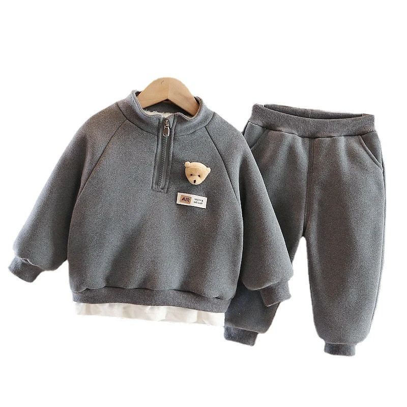 New Autumn Winter Baby Boys Girls Clothes Suit Children Fashion Thick Jacket Pants 2Pcs/Set Toddler Casual Costume Kids Clothing
New Autumn Winter Baby Boys Girls Clothes Suit Children Fashion Thick Jacket Pants 2Pcs/Set Toddler Casual Costume Kids Clothing