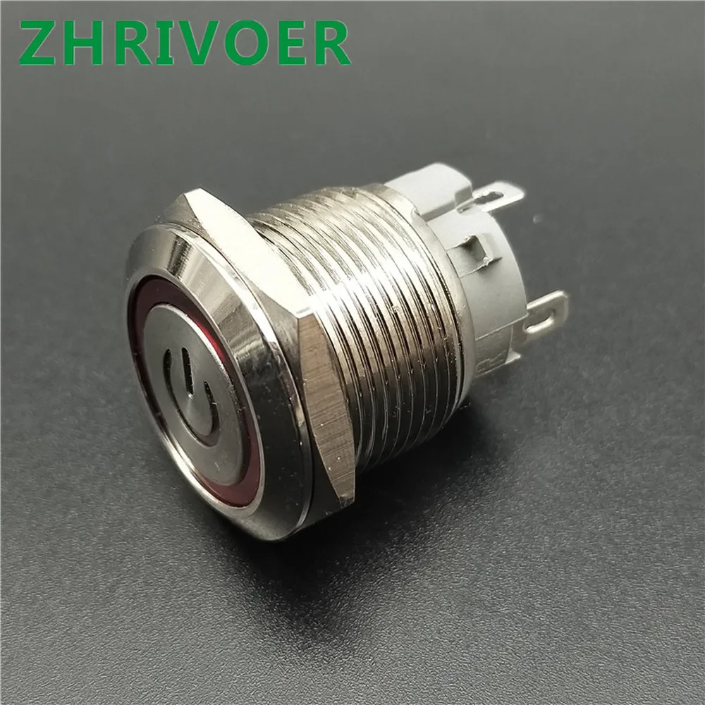 1pcs 19mm Metal Power Mark Brass Button Switch Oblate Lighting Instantaneous Self-reset 1NO
1pcs 19mm Metal Power Mark Brass Button Switch Oblate Lighting Instantaneous Self-reset 1NO