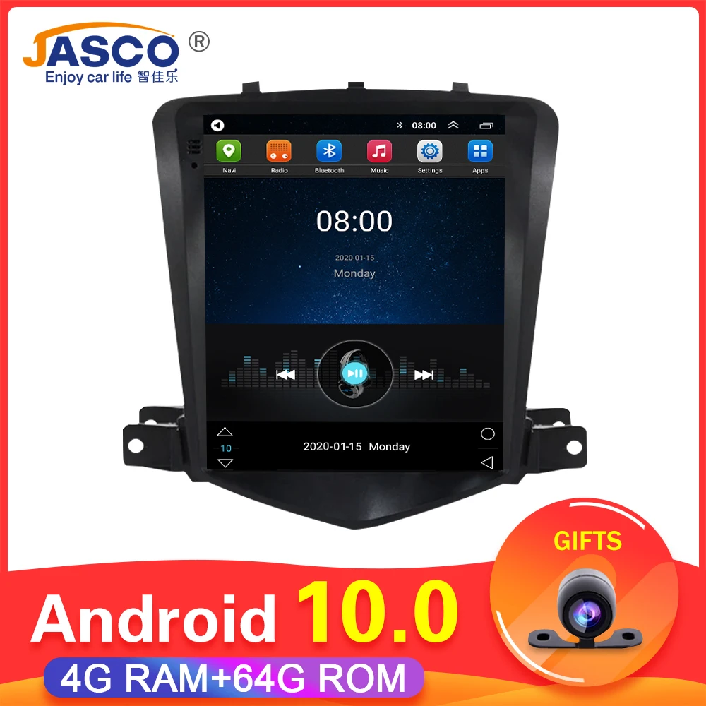 Автомагнитола для Chevrolet Cruze мультимедийный проигрыватель на Android 10 0 с GPS