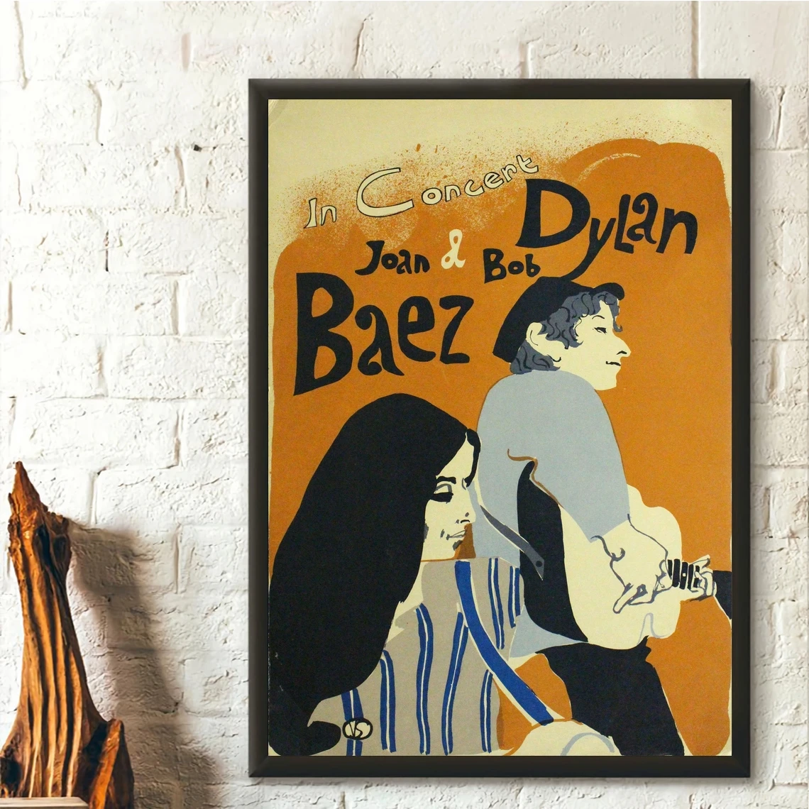 Bob Dylan And Joan Baez In Concert Vintage Music Art Poster Canvas Poster Prints Home Decoration Wall Painting (No Frame)
Bob Dylan And Joan Baez In Concert Vintage Music Art Poster Canvas Poster Prints Home Decoration Wall Painting (No Frame)