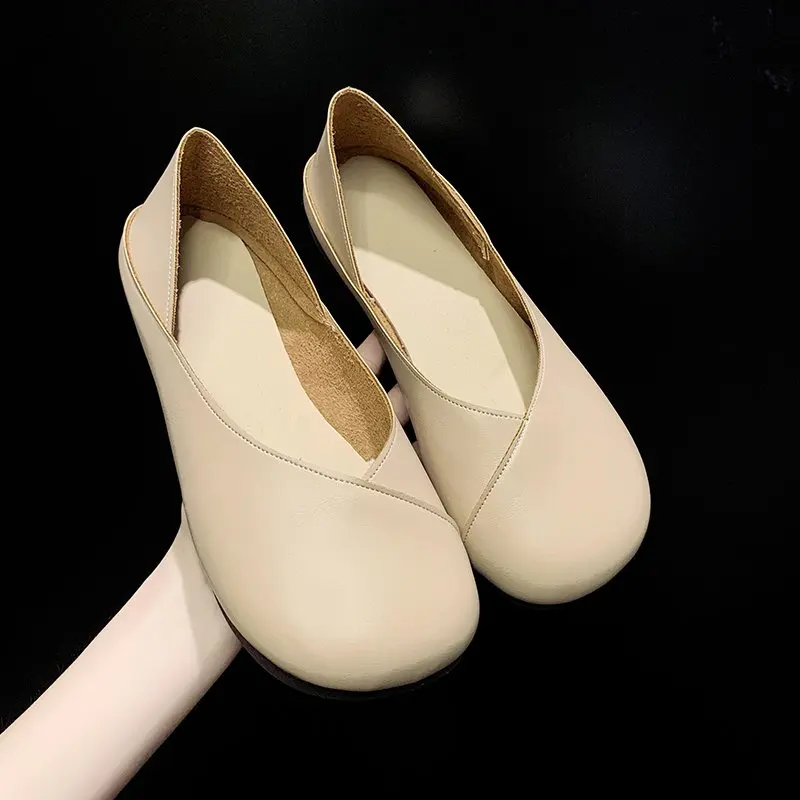 New Women's Flat Shoes Stitching Vamp Fashion All-match Elegant Simple Small Fresh Cute Women's Single Shoes 2021
New Women's Flat Shoes Stitching Vamp Fashion All-match Elegant Simple Small Fresh Cute Women's Single Shoes 2021
