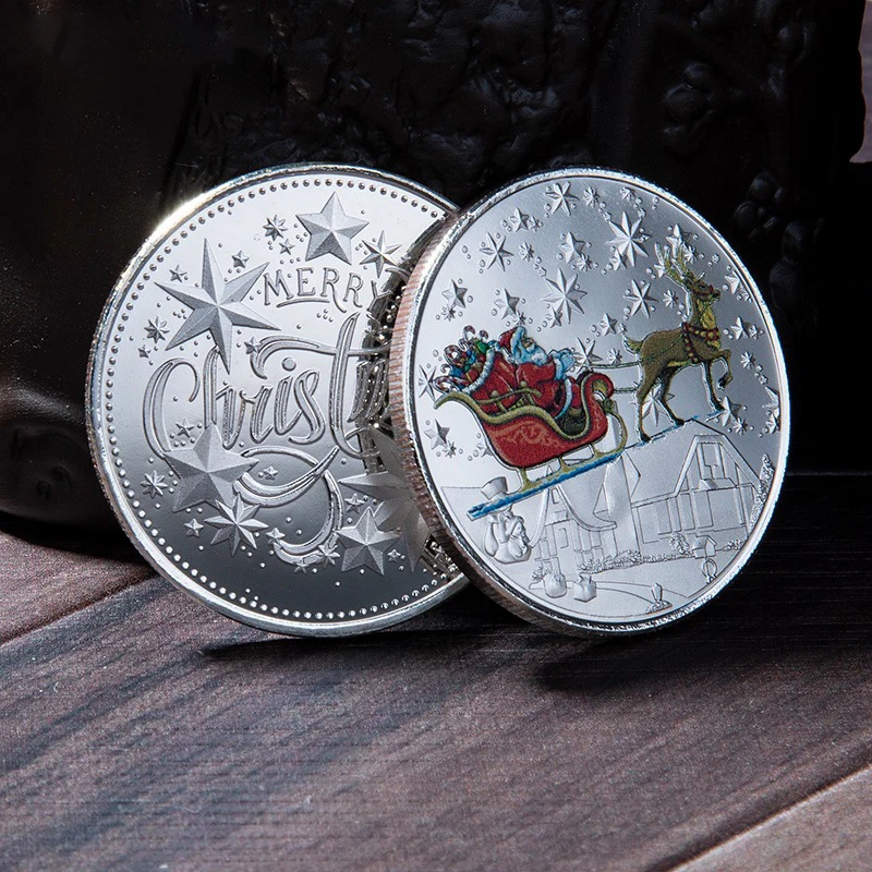 High Quality Brand New Christmas Santa Claus Commemorative Coin Gold Silver Souvenir Collectible Art
High Quality Brand New Christmas Santa Claus Commemorative Coin Gold Silver Souvenir Collectible Art