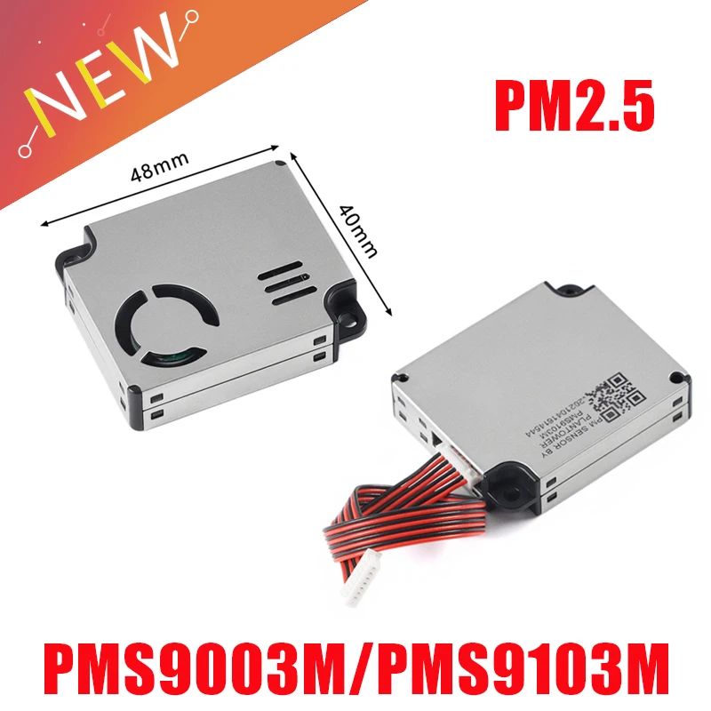 Лазерный PM2.5 датчик пыли PMS9003M, обновленный PMS9103M высокоточный лазерный датчик концентрации пыли, цифровой датчик пыли
Лазерный PM2.5 датчик пыли PMS9003M, обновленный PMS9103M высокоточный лазерный датчик концентрации пыли, цифровой датчик пыли