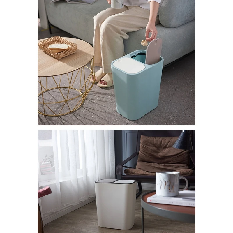 Household Dry and Wet Sorting Trash Can Home Bucket Garbage Bin Hotel Living Room Office Wastebasket Cans Recycling Bin
Household Dry and Wet Sorting Trash Can Home Bucket Garbage Bin Hotel Living Room Office Wastebasket Cans Recycling Bin