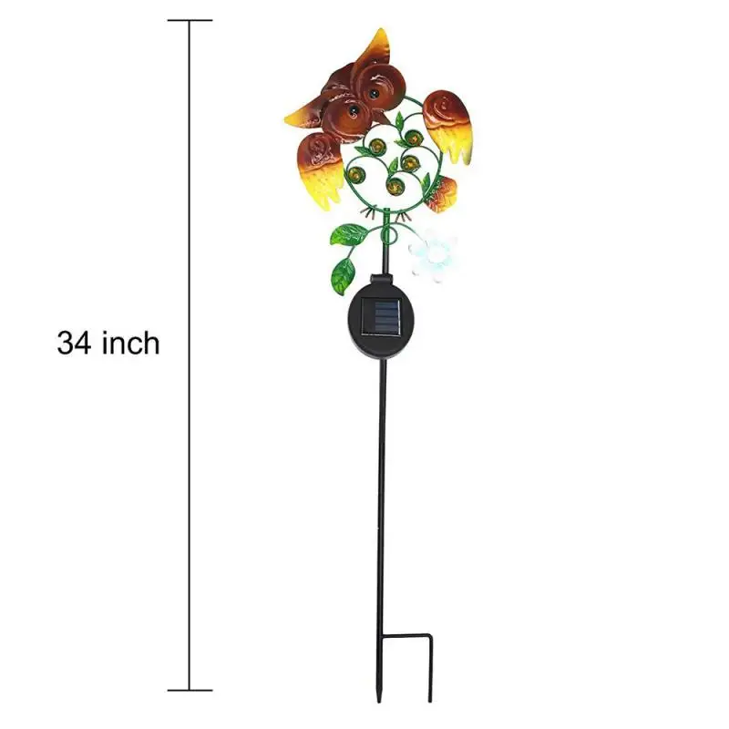 Creative Owl Lawn Lamps Solar Light Wrought Iron LED Light Outdoor Garden Solar Lamp Holiday Yard Decoration Ground Plug Lamp
Creative Owl Lawn Lamps Solar Light Wrought Iron LED Light Outdoor Garden Solar Lamp Holiday Yard Decoration Ground Plug Lamp