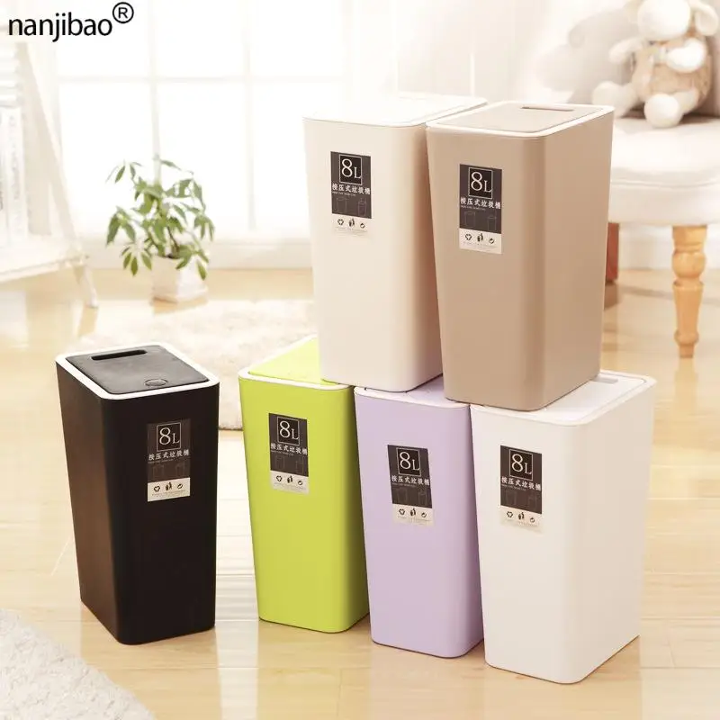 8L Large Capacity Push Trash Can Bathroom Trash Can Kitchen Trash Can Household Cleaning Tool Accessories Bathroom Accessories
8L Large Capacity Push Trash Can Bathroom Trash Can Kitchen Trash Can Household Cleaning Tool Accessories Bathroom Accessories