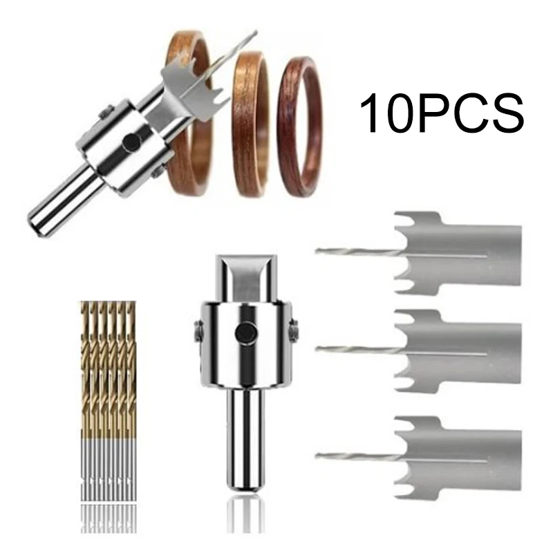 10pcs DIY Bead Ring Knife Drill Tool Kit Molding Tool Wooden Thick Ring Maker Milling Cutter Steel 19/20/21mm Blades
10pcs DIY Bead Ring Knife Drill Tool Kit Molding Tool Wooden Thick Ring Maker Milling Cutter Steel 19/20/21mm Blades