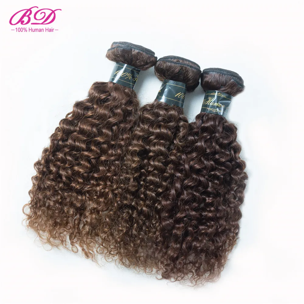 BD Hair кудрявые натуральные человеческие волосы желтые волнистые пучки 3 шт./лот