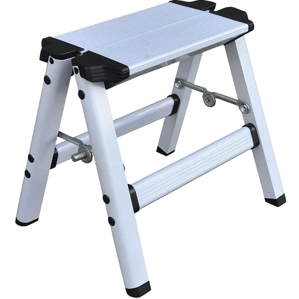 Aluminium Platform 2-Step Tool Folding Ladder Maximum 150KG Load Anti Slip Safety Double-sided with Thick Stairs
Aluminium Platform 2-Step Tool Folding Ladder Maximum 150KG Load Anti Slip Safety Double-sided with Thick Stairs
