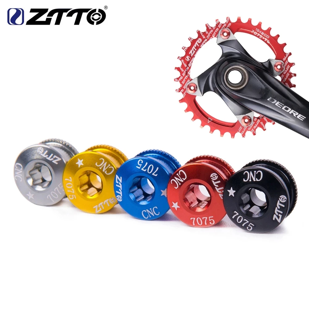 ZTTO 5 шт. MTB дорожный велосипед Звездочка болты ЧПУ передняя винты для Запчасти