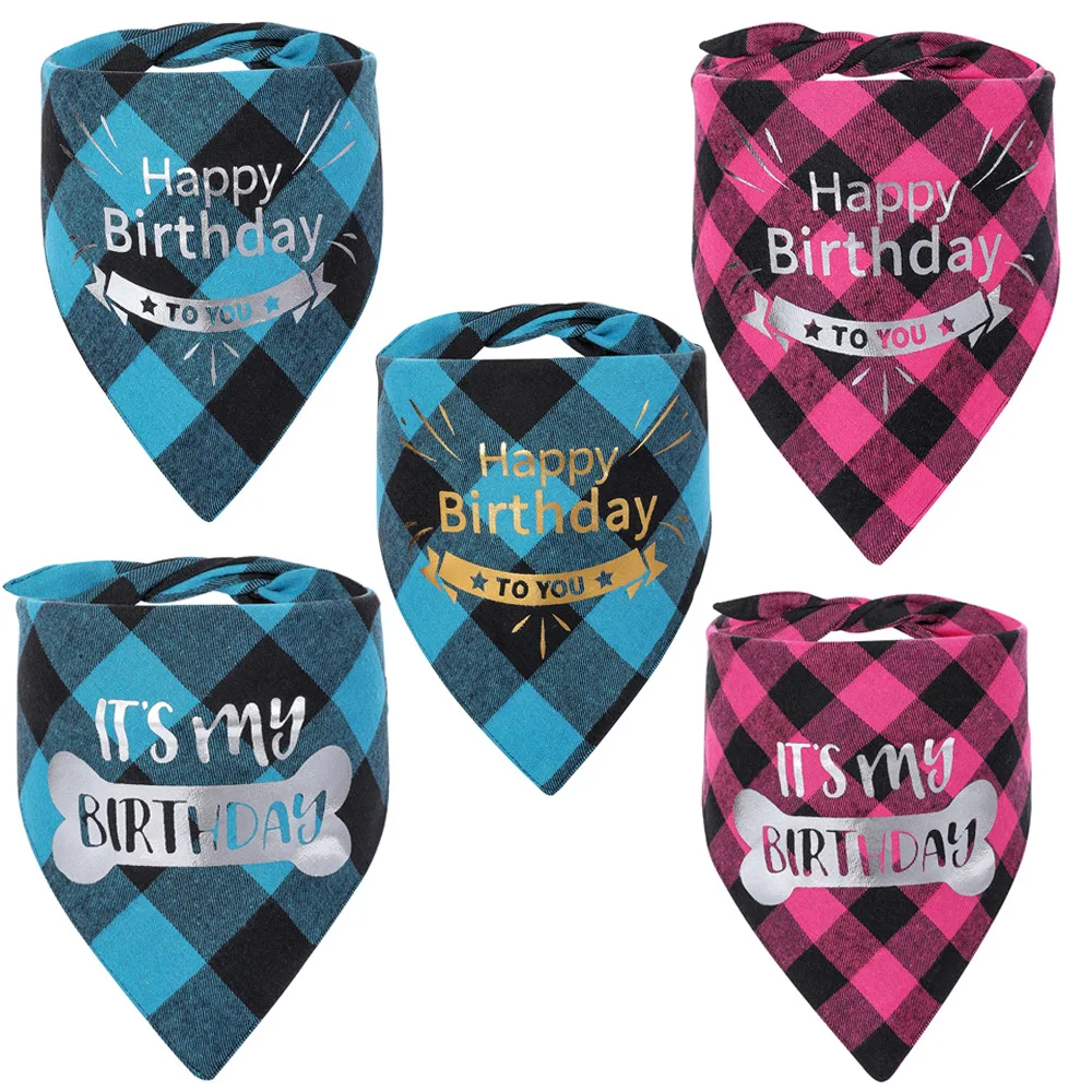 Pet Dog Birthday Bibs Scarf Dog Necktie Puppy Plaid Collar Scarf Cat Dog Triangular Bandanas Bow Ties Pet Grooming Accessories
Pet Dog Birthday Bibs Scarf Dog Necktie Puppy Plaid Collar Scarf Cat Dog Triangular Bandanas Bow Ties Pet Grooming Accessories