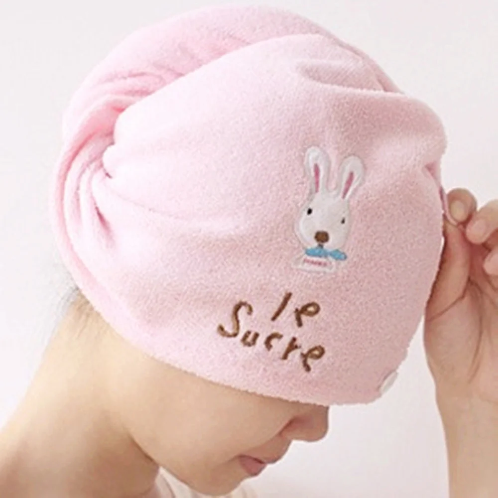 1PC Cute Rabbit Dry Hair Cap Super Absorbent Dry Hair Towel Thickened Microfiber Dry Hair Towel for Kids Shower Hair Dry Tools
1PC Cute Rabbit Dry Hair Cap Super Absorbent Dry Hair Towel Thickened Microfiber Dry Hair Towel for Kids Shower Hair Dry Tools
