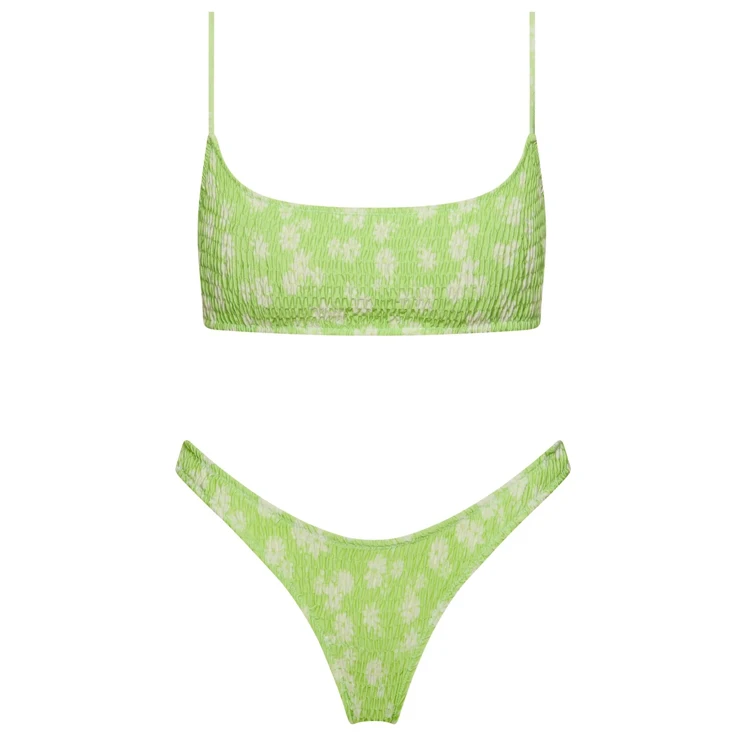 Sexy Bandeau Push Up Bikini Set Spaghetti Strap Two Piece Swimsuit Ruched Bikinis Women Swimwear Floral Bathing Suit Beach Wear
Sexy Bandeau Push Up Bikini Set Spaghetti Strap Two Piece Swimsuit Ruched Bikinis Women Swimwear Floral Bathing Suit Beach Wear