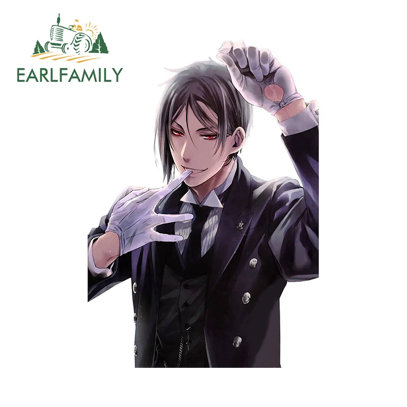 EARLFAMILY 13 см x 9 см крутая Автомобильная наклейка для черного дворецкого персонажа, окна, бампера, автомобильная наклейка, водонепроницаемая автомобильная наклейка s Wrap
EARLFAMILY 13 см x 9 см крутая Автомобильная наклейка для черного дворецкого персонажа, окна, бампера, автомобильная наклейка, водонепроницаемая автомобильная наклейка s Wrap