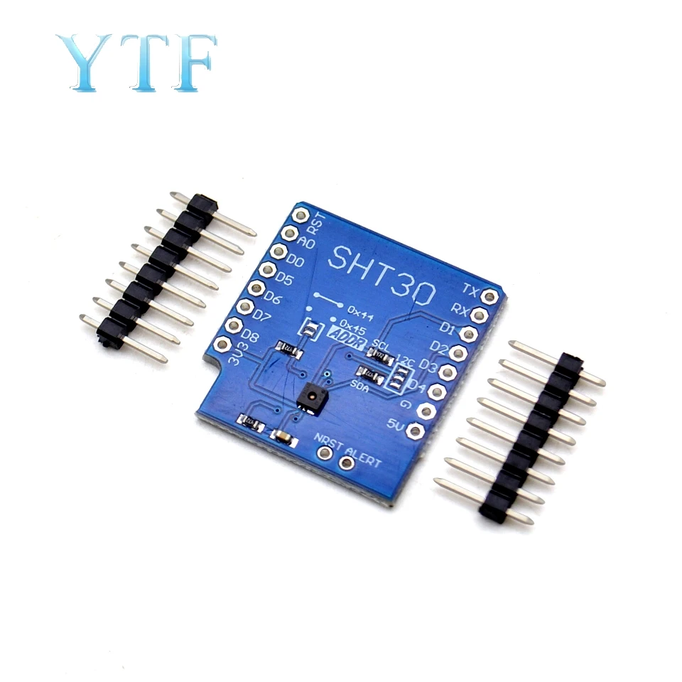 SHT30 I2C Модуль связи температуры и влажности Датчик температуры и влажности для D1 MINI
SHT30 I2C Модуль связи температуры и влажности Датчик температуры и влажности для D1 MINI
