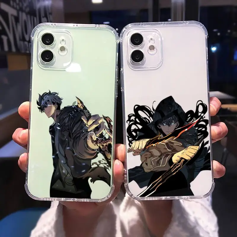 Solo leveling Sung Phone Case Transparent for iPhone Samsung A S 11 12 6 7 8 9 30 Pro X Max XR Plus lite Clear mobile bag Capa
Solo leveling Sung Phone Case Transparent for iPhone Samsung A S 11 12 6 7 8 9 30 Pro X Max XR Plus lite Clear mobile bag Capa