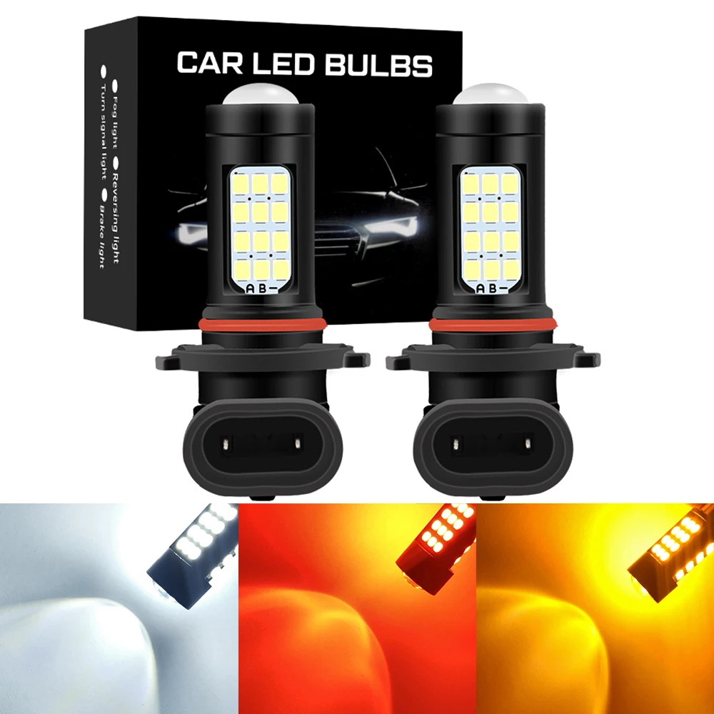 Лампа противотуманная H8 H11 LED H16 HB4 9006 HB3 9005 H10 9145 лм 12-24 В Ярко-белая | Автомобили и
